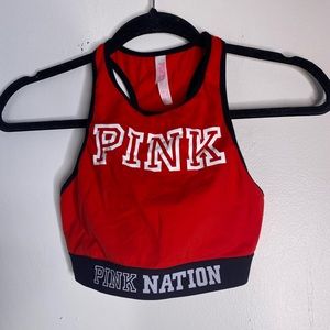 Red Victoria Secret sport bra